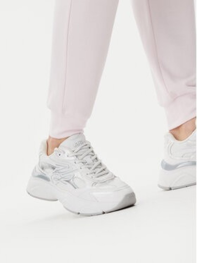 Guess Spodnie materiałowe O5GB05 KCQP2 Różowy Regular Fit