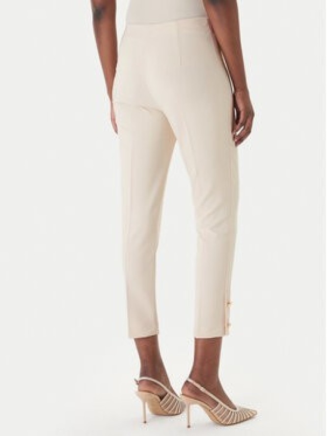 Rinascimento Spodnie materiałowe CFC0128641003 Beżowy Slim Fit