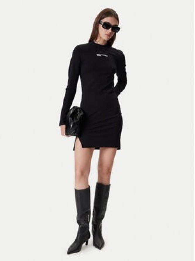 Karl Lagerfeld Jeans Sukienka codzienna A4W13005 Czarny Slim Fit