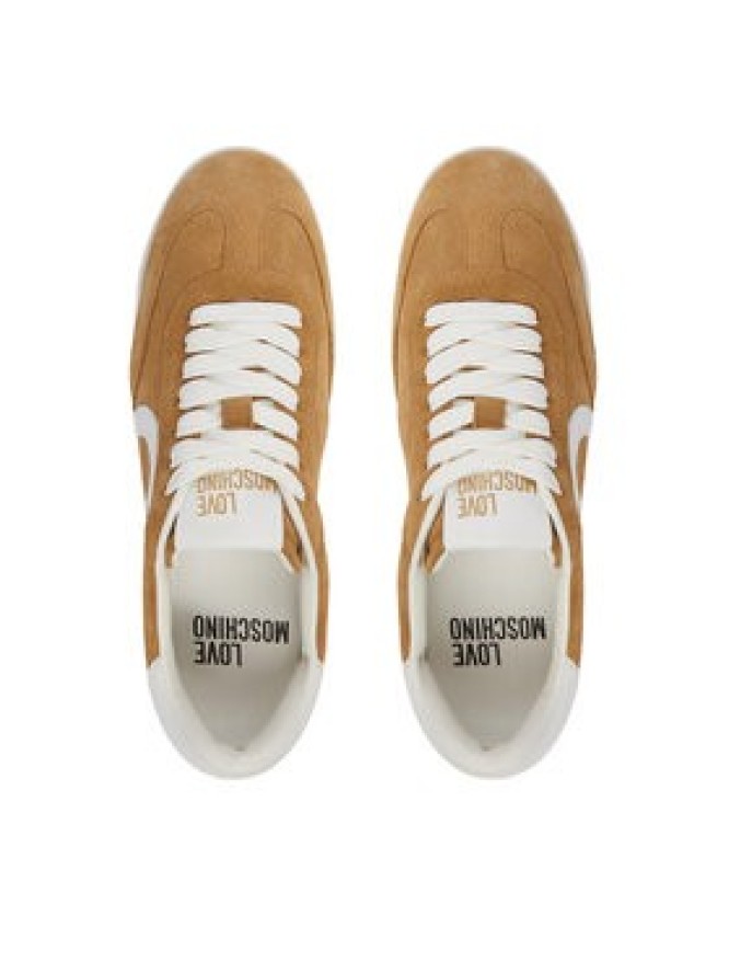 LOVE MOSCHINO Sneakersy JA15112G1OIG0104 Beżowy