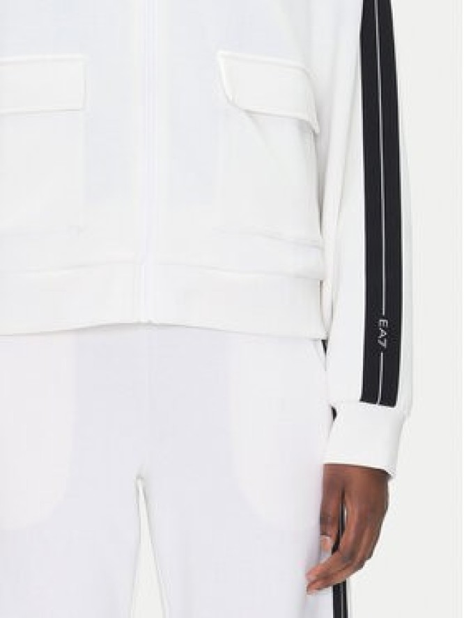 EA7 Emporio Armani Bluza 7W000171 AF12643 U0002 Biały Regular Fit