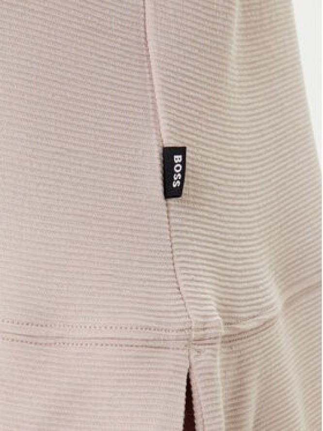 BOSS Bluzka Ottoman 50540029 Beżowy Relaxed Fit