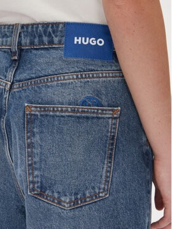 HUGO Jeansy 50533913 Niebieski Regular Fit