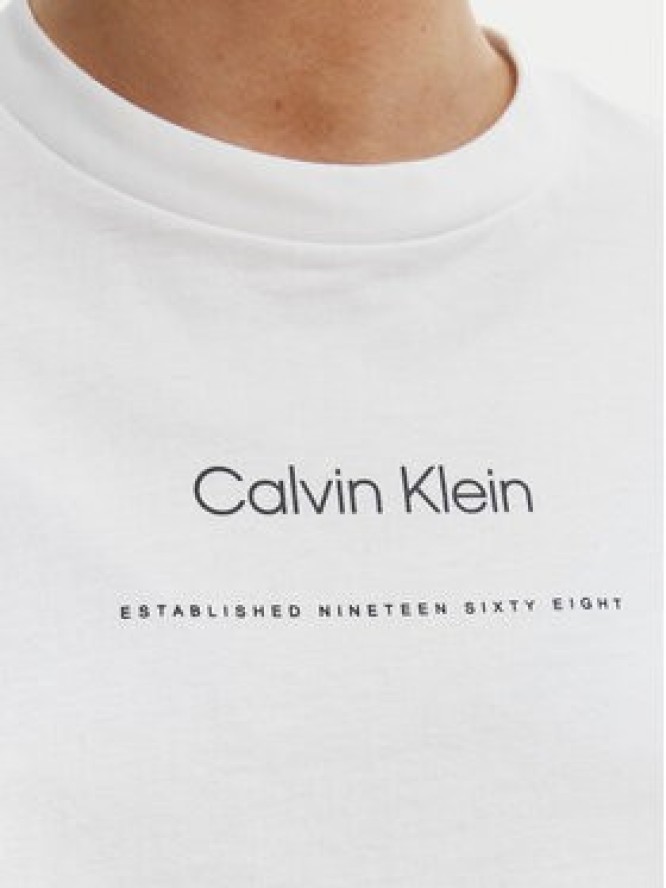 Calvin Klein Jeans T-Shirt Classic LV047C811G Biały Regular Fit