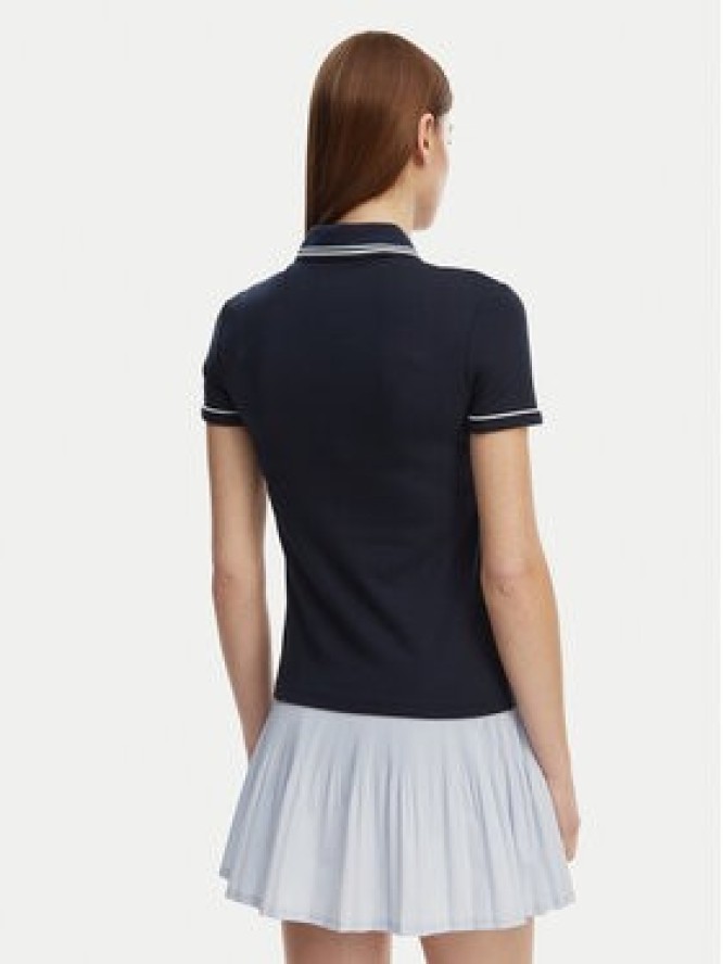 Lacoste Polo DF5284 Granatowy Slim Fit