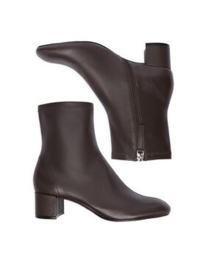 GINO ROSSI Botki C-TS6317-01 Brązowy ciemny