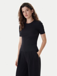 Calvin Klein T-Shirt LV044D246G Czarny Slim Fit