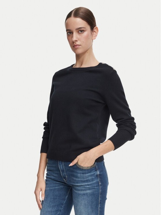 Morgan Bluzka 262-MKISSO Niebieski jasny Slim Fit