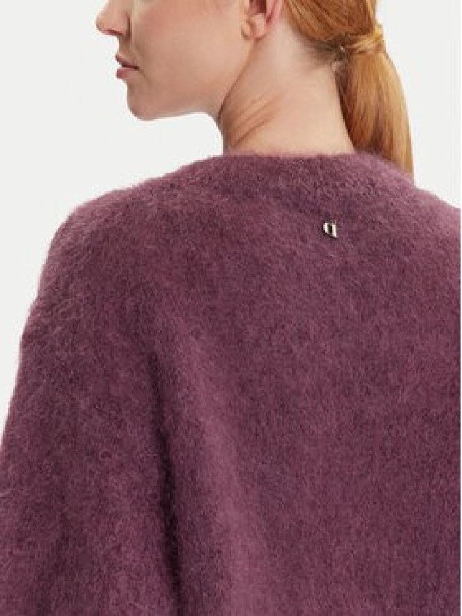 Dixie Sweter M277Y101A Fioletowy Relaxed Fit