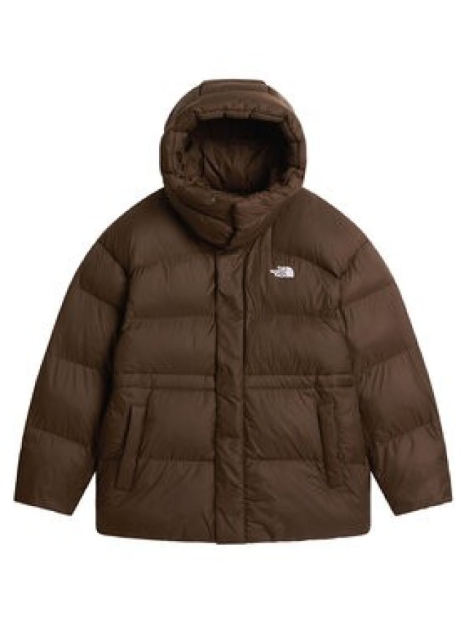 The North Face Kurtka zimowa Puffer NF0A8J6HNMF1 Brązowy ciemny Oversize