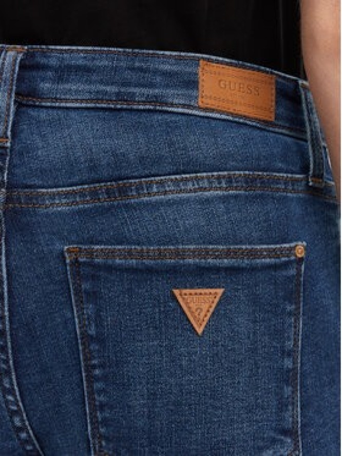 Guess Jeansy WBGA58 D4MZ0 Granatowy Straight Leg