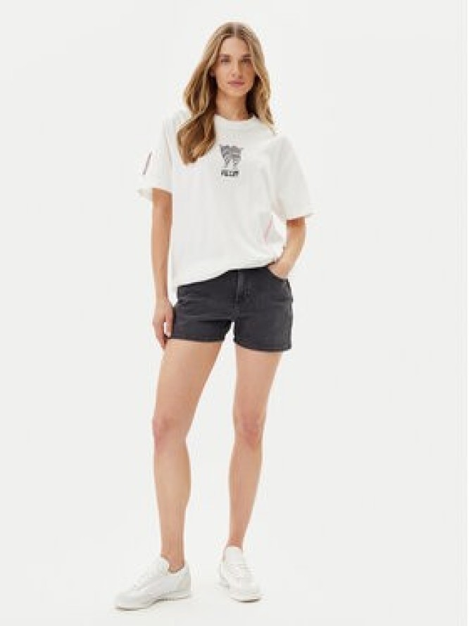 Wrangler Szorty jeansowe Cowboy 112362695 Czarny Relaxed Fit