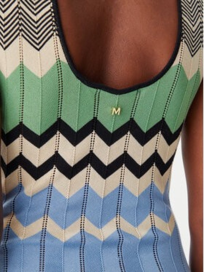 Lola Casademunt by Maite Sukienka dzianinowa MS2516005 Kolorowy Regular Fit