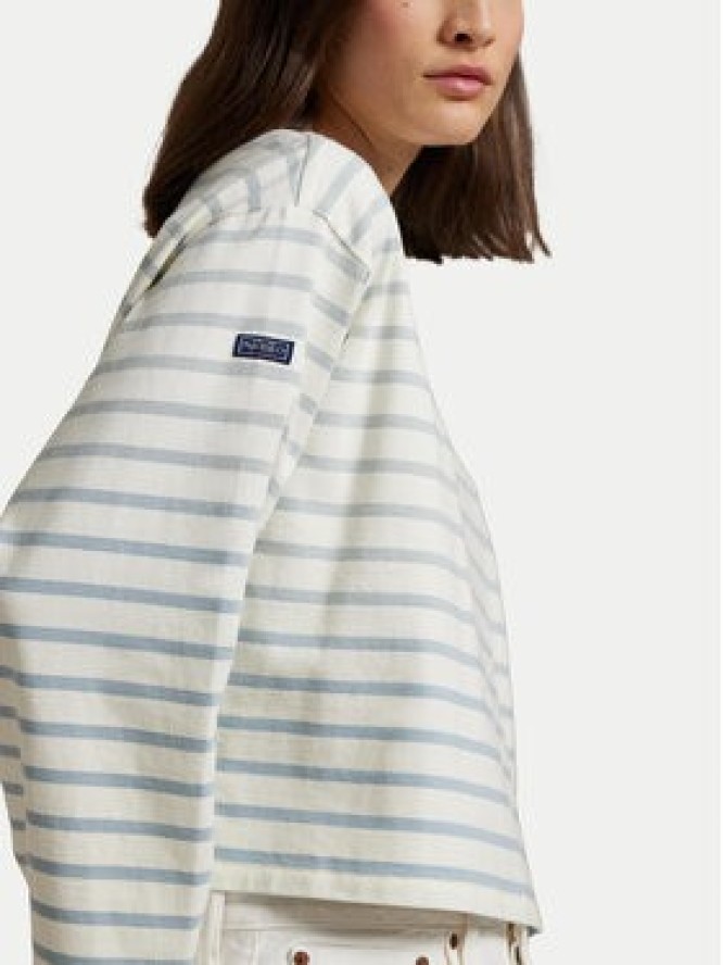 Polo Ralph Lauren Bluzka 211959103003 Écru Relaxed Fit