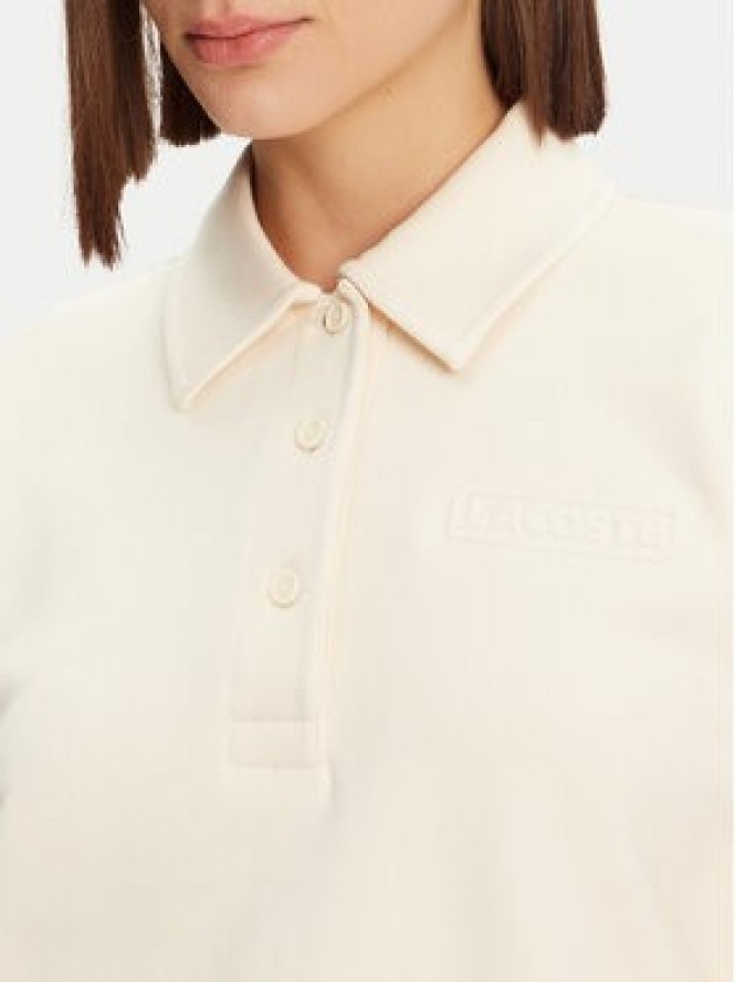 Lacoste Bluza SF0351 Beżowy Relaxed Fit