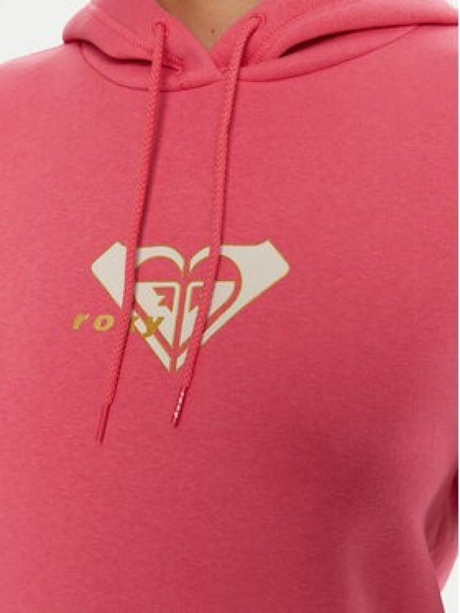 Roxy Bluza ERJFT05028 Różowy Regular Fit