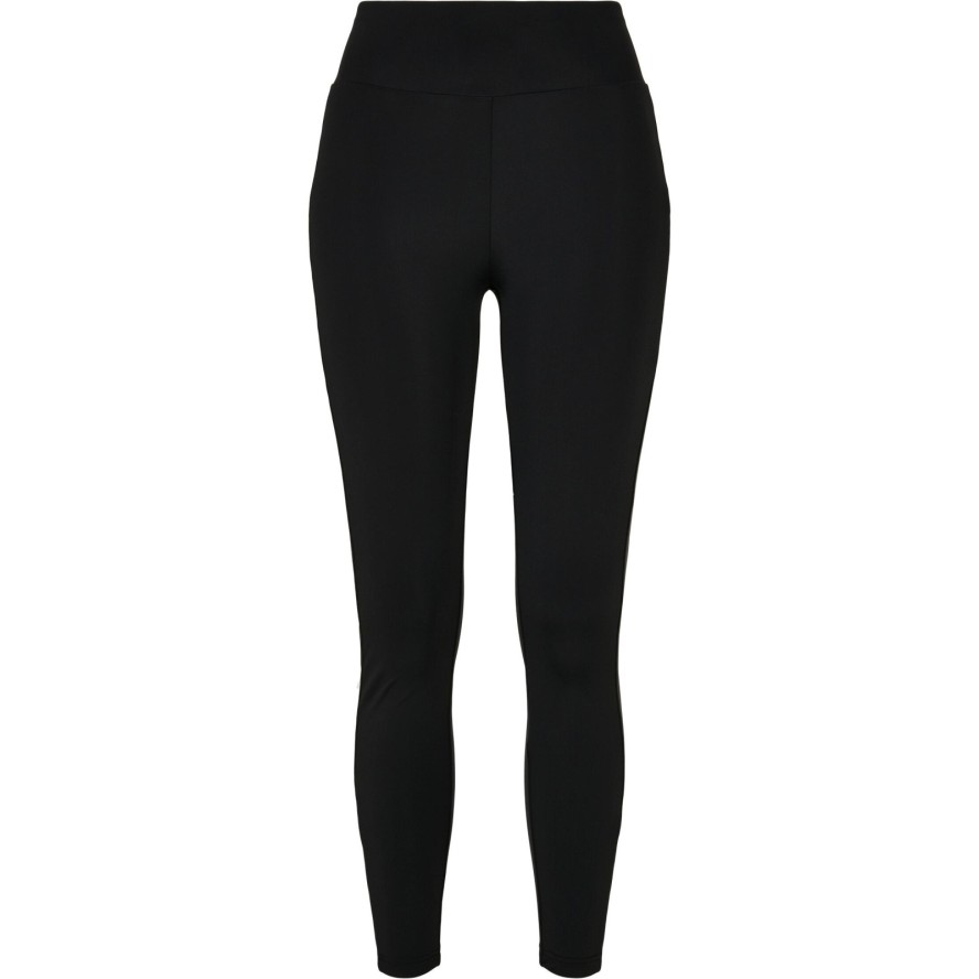 Damskie legginsy z wysoką talią Urban Classics shiny stripe (GT)