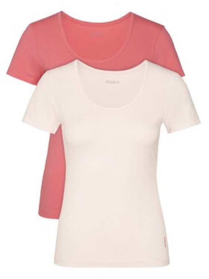 HUGO Komplet t-shirtów 50545688 Różowy Regular Fit