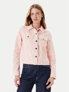 United Colors Of Benetton Kurtka jeansowa 2RZVDN00N Różowy Regular Fit