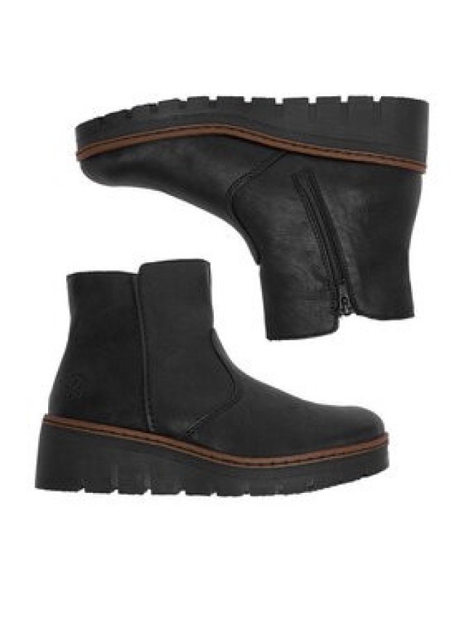 Rieker Botki CEO-X9165-00 Czarny