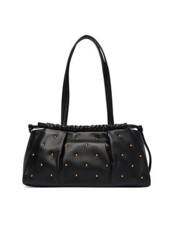 Tommy Hilfiger Torebka Soft Leather Shoulder Bag Studs AW0AW19338 Czarny