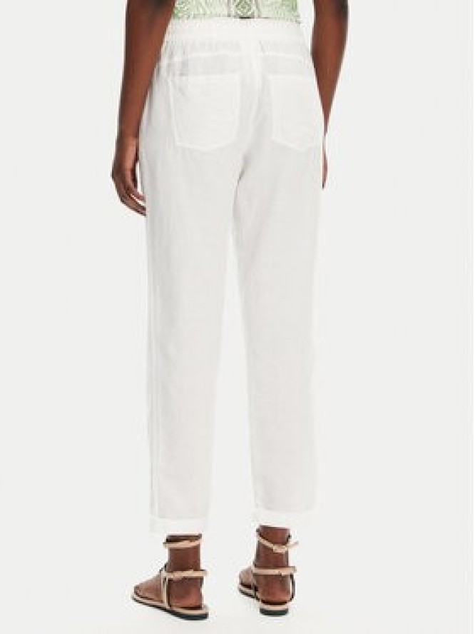 Olsen Spodnie materiałowe 14002404 Biały Regular Fit