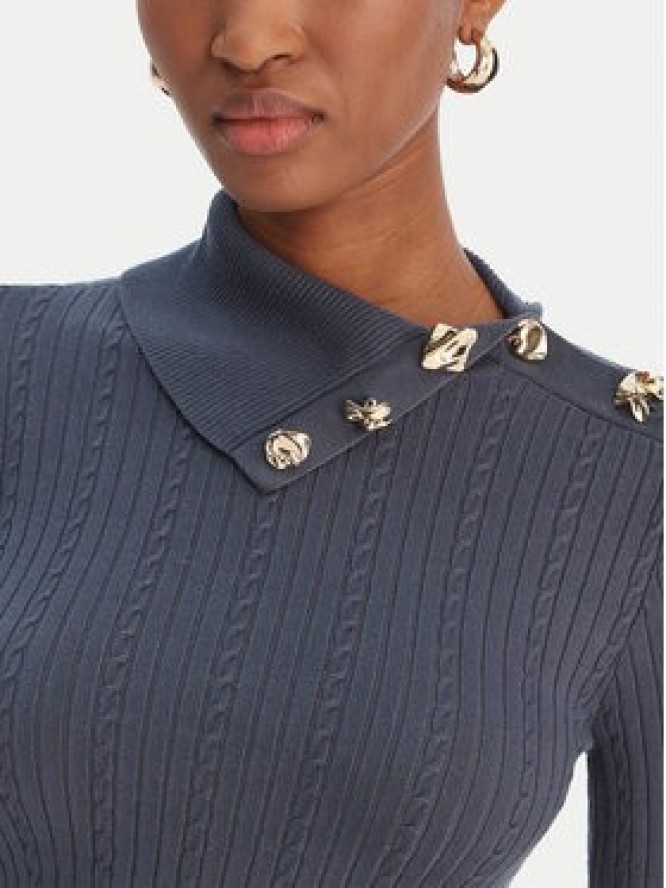 Guess Sweter W6RR07 Z2YK2 Niebieski Regular Fit