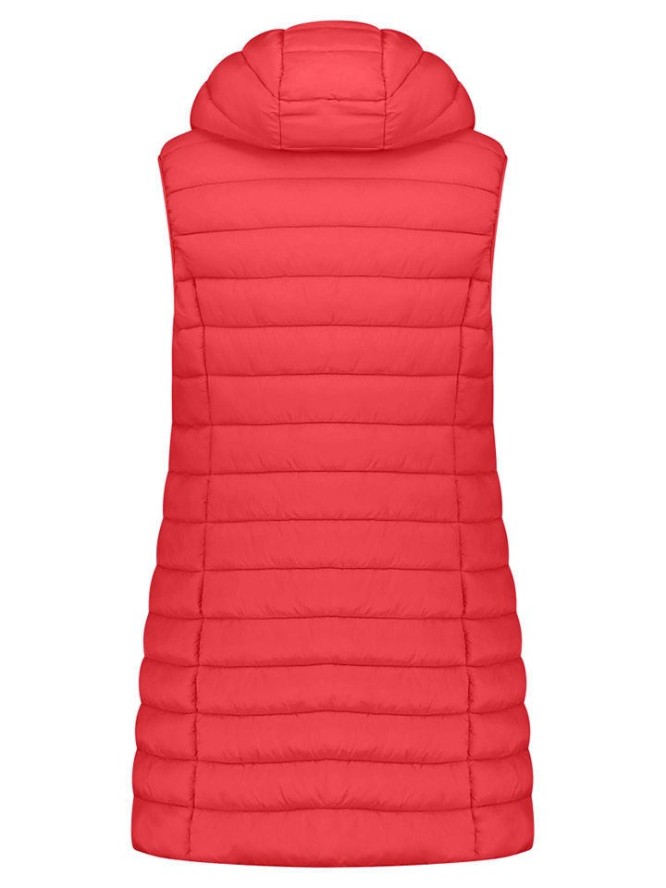 Geographical Norway Kamizelka pikowana "Vatikolor" w kolorze czerwonym rozmiar: M