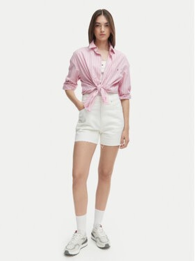 Tommy Jeans Szorty jeansowe DW0DW22695 Biały Regular Fit