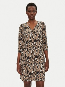 Fransa Sukienka codzienna 20612138 Beżowy Regular Fit