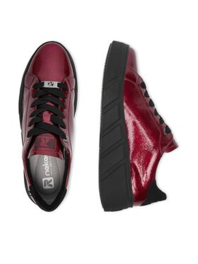 Rieker Sneakersy CEO-W2601-35 Czerwony ciemny