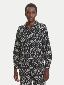 Olsen Koszula 12002145 Czarny Regular Fit