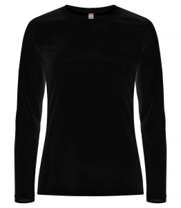 clique Basic Active-T L/S Women – Damska koszulka z długim rękawem z spun dyed