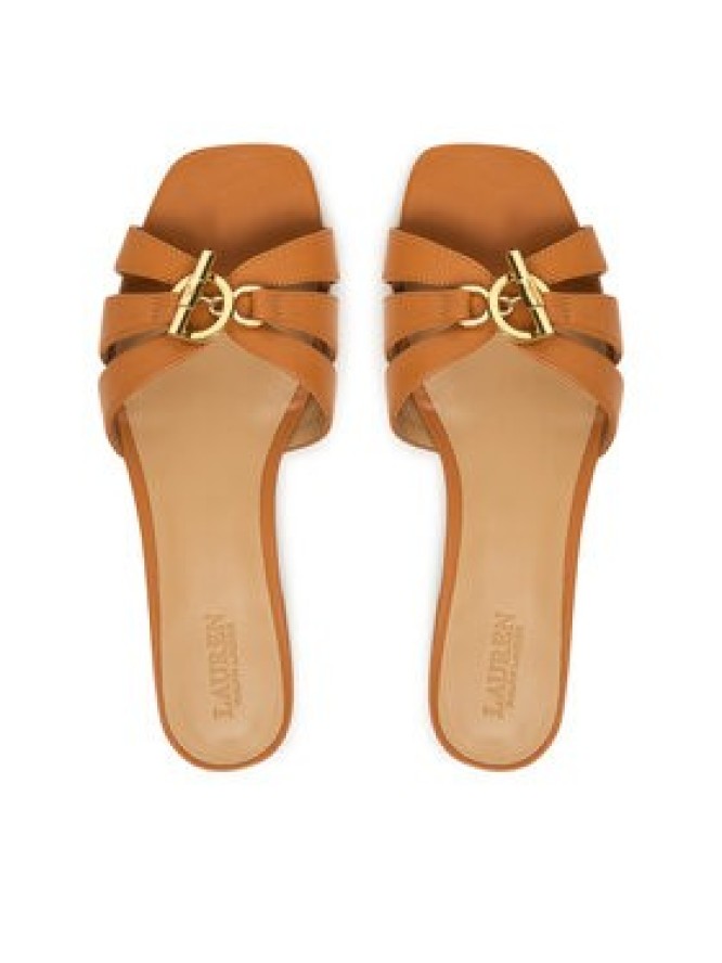 LAUREN RALPH LAUREN Klapki 802982875006 Brązowy