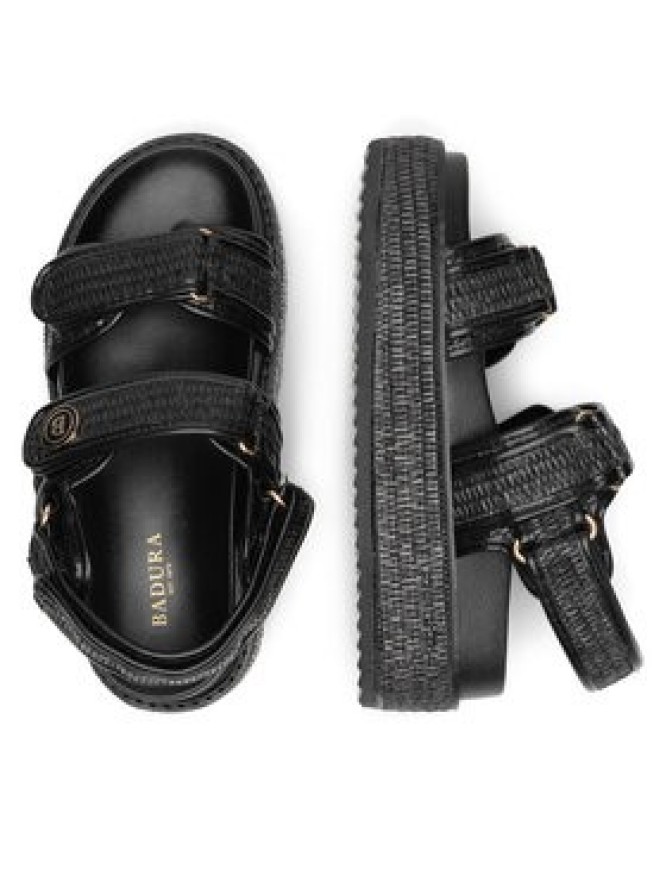 Badura Sandały BEGONIA-TS6165-01 Czarny