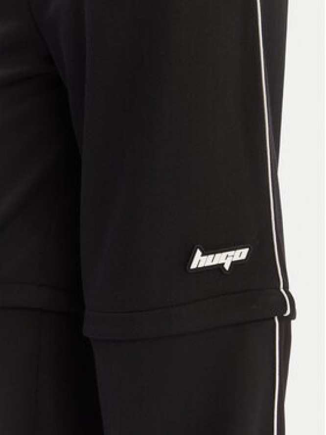 HUGO Spodnie materiałowe Nateam 50554074 Czarny Regular Fit
