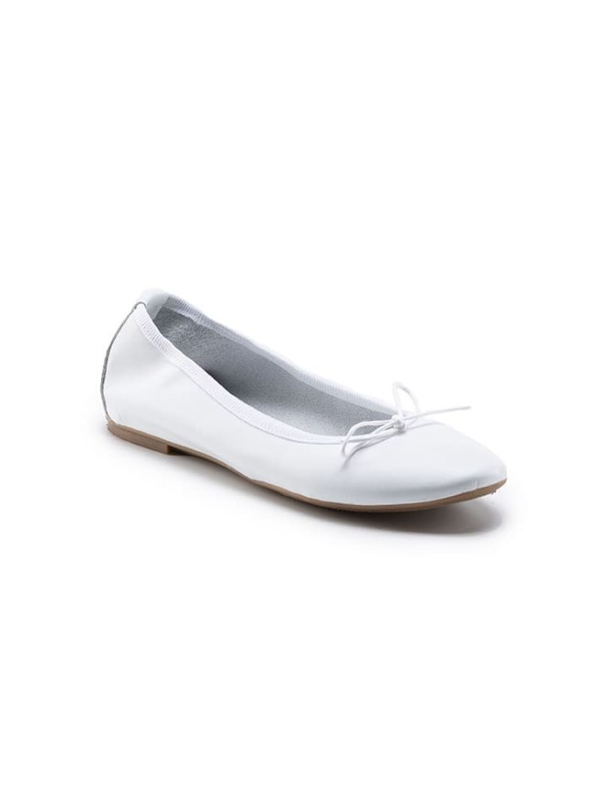 Anna Morellini Skórzane baleriny "Eridinetta" w kolorze białym rozmiar: 41