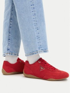 Guess Sneakersy FLPGAB SUE12 Czerwony
