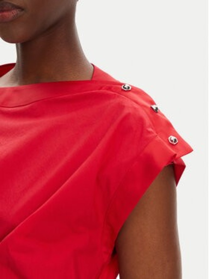 PINKO Sukienka koktajlowa Elliot 105215 A2LD Czerwony Regular Fit