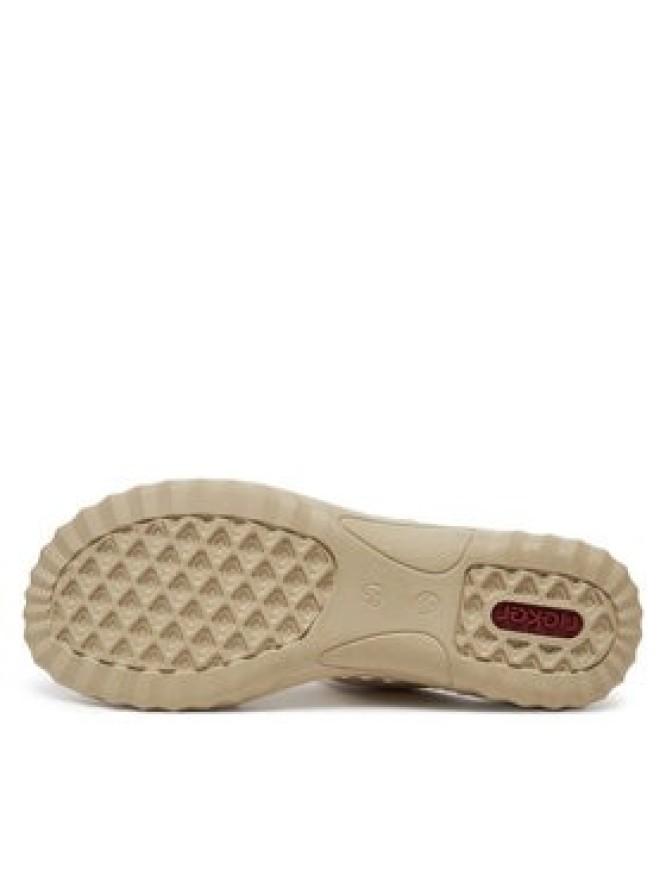 Rieker Klapki 60481-62 Beżowy