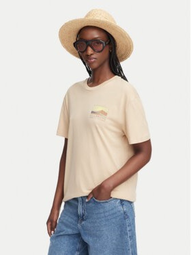 Billabong T-Shirt Sun Phased EBJZT00423 Beżowy Oversize