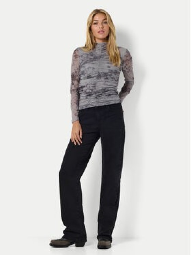 Noisy May Bluzka Iggy 27031592 Szary Slim Fit