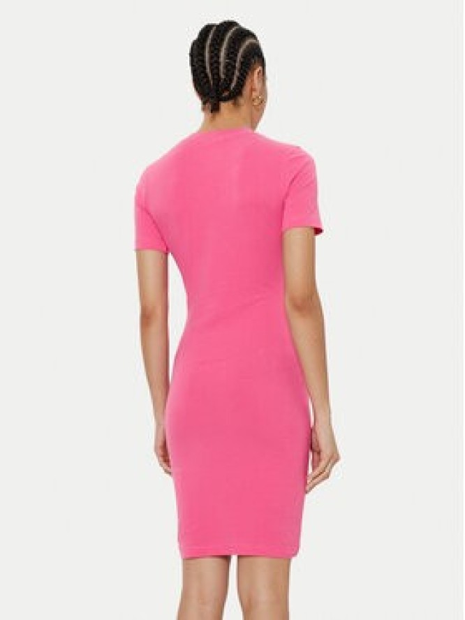 Versace Jeans Couture Sukienka codzienna 78HAOT00 Różowy Slim Fit