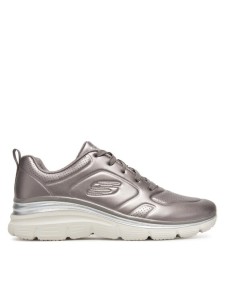 Skechers Sneakersy FASHION FIT - GLOW UP 149749 PEW Srebrny