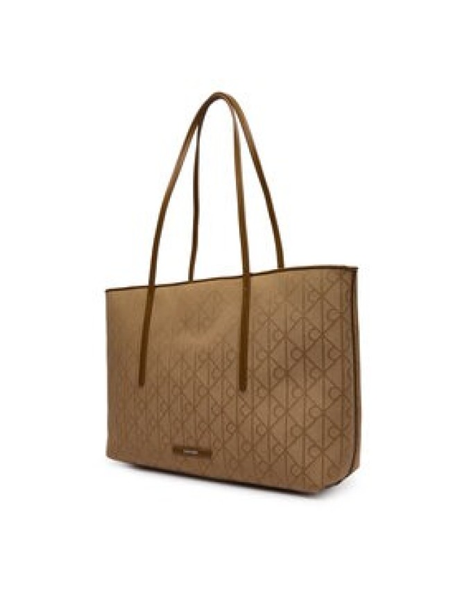 Calvin Klein Torebka Emblem Aop Jacquard LV04F3750G Khaki