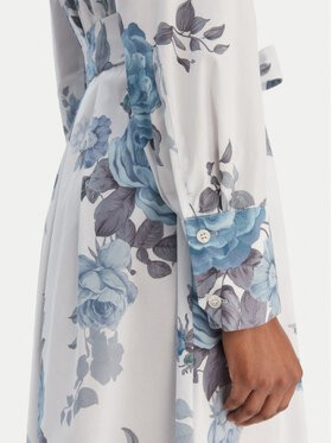 Marella Sukienka koszulowa Formica 2613221161 Błękitny Regular Fit