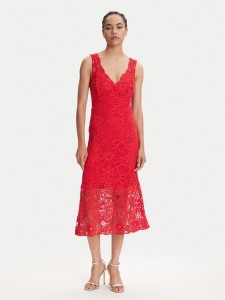 Guess Sukienka koktajlowa W5YK0U WHF50 Czerwony Regular Fit