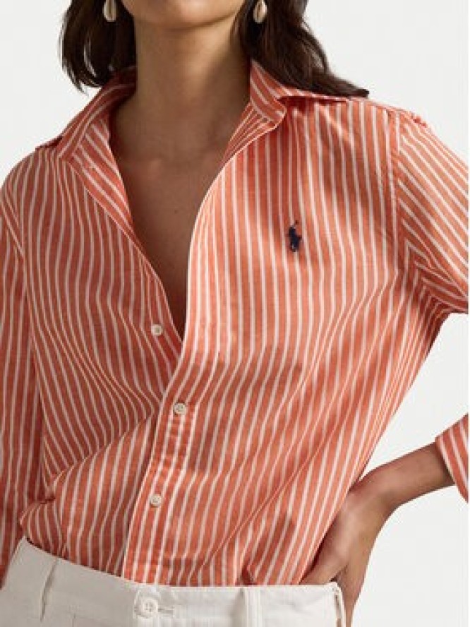Polo Ralph Lauren Koszula 211971514502 Pomarańczowy Classic Fit