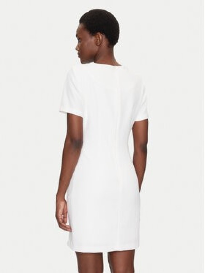 Fracomina Sukienka koktajlowa FS25SD1006W42901 Biały Regular Fit