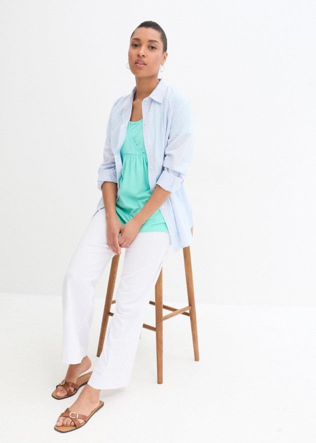 T-shirt ciążowy i do karmienia, 2 w 1 (2 szt.)